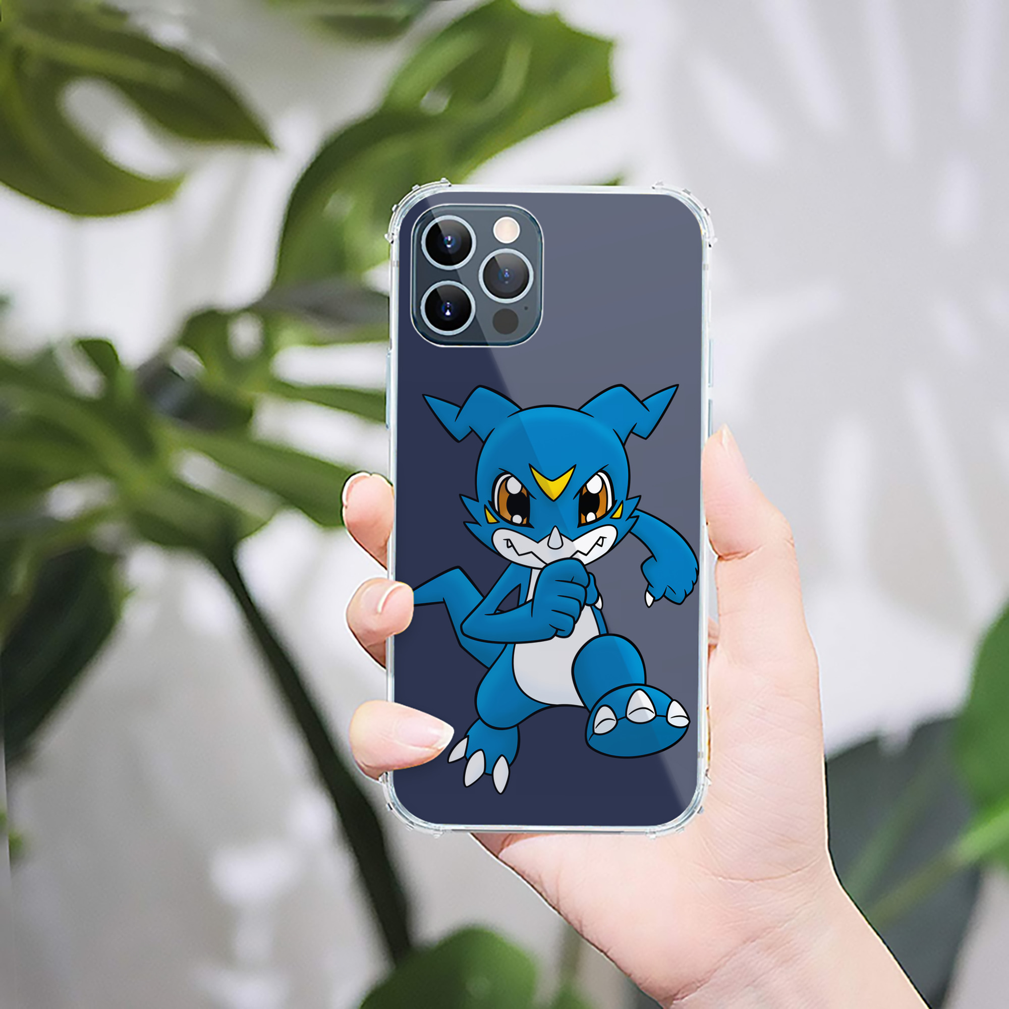 （画像用） Digimon デジタルモンスター/デジモン 【iPhone 12シリーズ対応】透明スマホケース（クリアソフトケース）